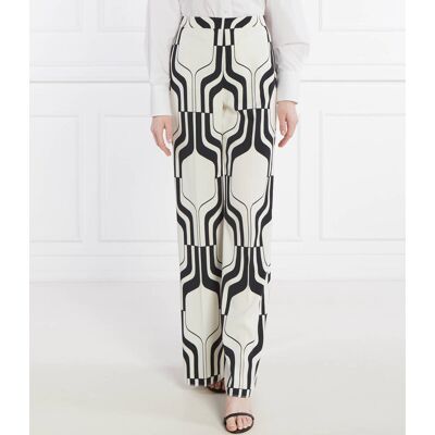Marella Spodnie CIFRA flare fit ecru 40 Marella Spodnie CIFRA flare fit ecru 40