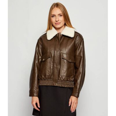 Michael Kors Kurtka bomber Regular Fit brązowy L Michael Kors Kurtka bomber Regular Fit brązowy L
