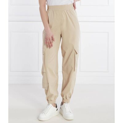 Guess ACTIVE Spodnie cargo ARLETH Relaxed fit beżowy XL Guess ACTIVE Spodnie cargo ARLETH Relaxed fit beżowy XL