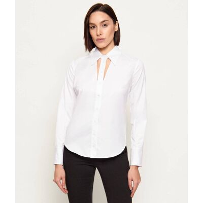 Elisabetta Franchi Koszula Slim Fit biały 34 Elisabetta Franchi Koszula Slim Fit biały 34