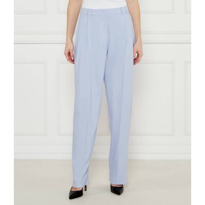 Marella Spodnie NUPAR flare fit błękitny 40 Marella Spodnie NUPAR flare fit błękitny 40