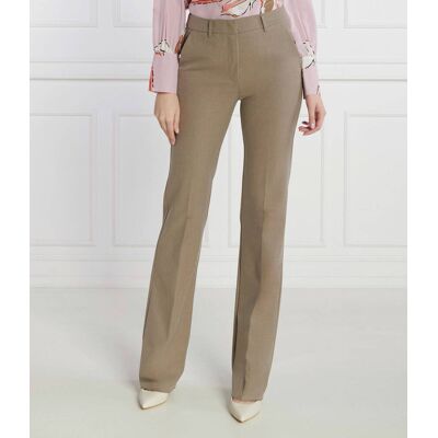 Marella Spodnie INDIANA Regular Fit brązowy 38 Marella Spodnie INDIANA Regular Fit brązowy 38