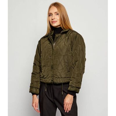 Michael Kors Dwustronna kurtka Cropped Fit zielony L Michael Kors Dwustronna kurtka Cropped Fit zielony L