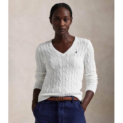 Polo Ralph Lauren Sweter Slim Fit biały XS Polo Ralph Lauren Sweter Slim Fit biały XS