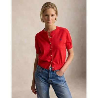 Polo Ralph Lauren Kardigan Regular Fit pima czerwony S Polo Ralph Lauren Kardigan Regular Fit pima czerwony S