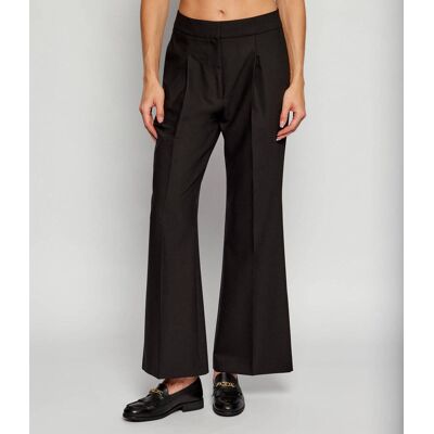 HUGO Spodnie Hamaia Relaxed fit czarny 40 HUGO Spodnie Hamaia Relaxed fit czarny 40