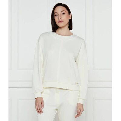 Liu Jo Sport Bluza Loose fit ecru S Liu Jo Sport Bluza Loose fit ecru S