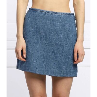 Pinko Jeansowa Spódnica Cinica Regular Fit niebieski 42 Pinko Jeansowa Spódnica Cinica Regular Fit niebieski 42