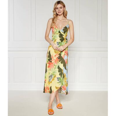 Desigual Sukienka TROPICAL LEAVE multikolor XS Desigual Sukienka TROPICAL LEAVE multikolor XS