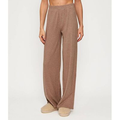 Guess Underwear Spodnie dresowe ELSA Relaxed fit beżowy XL Guess Underwear Spodnie dresowe ELSA Relaxed fit beżowy XL