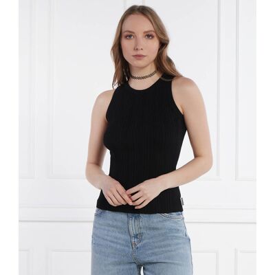 HUGO Top Sareple Slim Fit czarny XS HUGO Top Sareple Slim Fit czarny XS