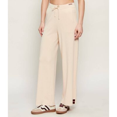 Guess ACTIVE Spodnie dresowe GABRY Relaxed fit beżowy M Guess ACTIVE Spodnie dresowe GABRY Relaxed fit beżowy M
