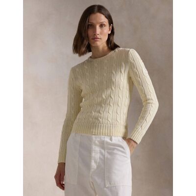 Polo Ralph Lauren Sweter Regular Fit kremowy XL Polo Ralph Lauren Sweter Regular Fit kremowy XL