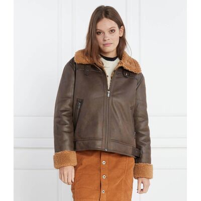 Pepe Jeans London Kurtka Regular Fit brązowy XS Pepe Jeans London Kurtka Regular Fit brązowy XS