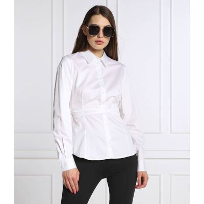 Trussardi Koszula POPELINE Regular Fit biały 34 Trussardi Koszula POPELINE Regular Fit biały 34