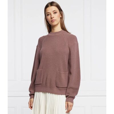 Joop! Wełniany sweter Relaxed fit lawendowy 34 Joop! Wełniany sweter Relaxed fit lawendowy 34