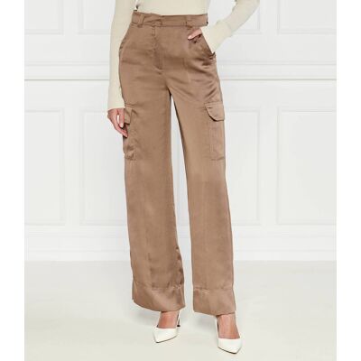 Marella Spodnie cargo KHAT Loose fit brązowy 38 Marella Spodnie cargo KHAT Loose fit brązowy 38