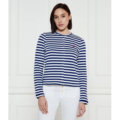 Polo Ralph Lauren Kardigan TERRY Regular Fit granatowy S Polo Ralph Lauren Kardigan TERRY Regular Fit granatowy S