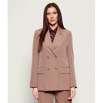 Guess Marynarka NAUSICA Regular Fit beżowy M Guess Marynarka NAUSICA Regular Fit beżowy M