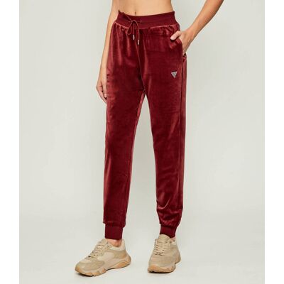 Guess ACTIVE Spodnie dresowe COUTURE Regular Fit bordowy XL Guess ACTIVE Spodnie dresowe COUTURE Regular Fit bordowy XL