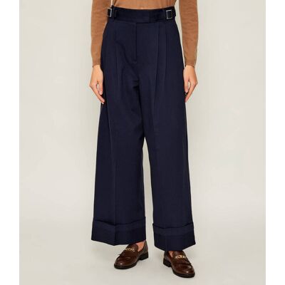MAX&Co.; Spodnie GARONNA Loose fit granatowy 38 MAX&Co.; Spodnie GARONNA Loose fit granatowy 38