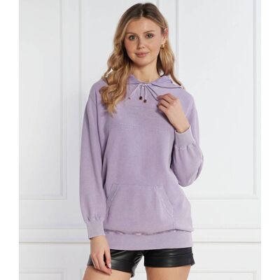 Elisabetta Franchi Bluza Oversize fit lawendowy 42 Elisabetta Franchi Bluza Oversize fit lawendowy 42