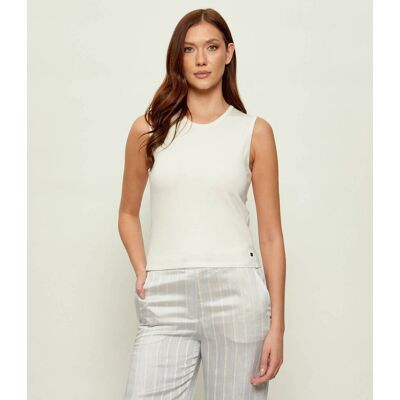 Marc Cain Top Slim Fit ecru 34 Marc Cain Top Slim Fit ecru 34