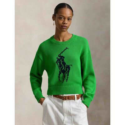 Polo Ralph Lauren Sweter Relaxed fit zielony XS Polo Ralph Lauren Sweter Relaxed fit zielony XS
