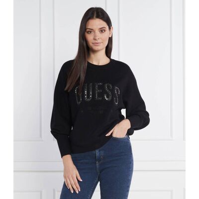 Guess Sweter ESTELLE Regular Fit czarny S Guess Sweter ESTELLE Regular Fit czarny S