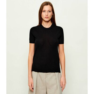 Boss BLACK Wełniany sweter Falyssiasi Regular Fit czarny XS Boss BLACK Wełniany sweter Falyssiasi Regular Fit czarny XS