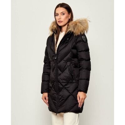 BLAUER Puchowa kurtka ALTHEA Relaxed fit czarny S BLAUER Puchowa kurtka ALTHEA Relaxed fit czarny S