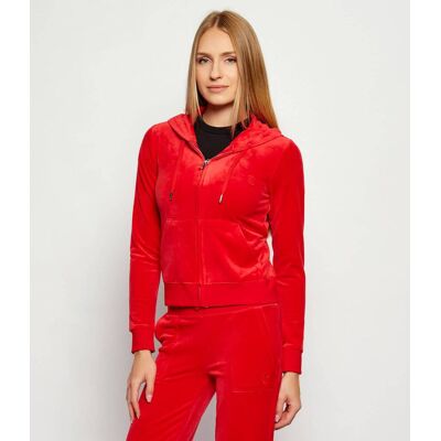 Juicy Couture Bluza ROBERTSON Slim Fit czerwony XS Juicy Couture Bluza ROBERTSON Slim Fit czerwony XS