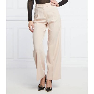 RIANI Spodnie flare fit pudrowy róż 38 RIANI Spodnie flare fit pudrowy róż 38