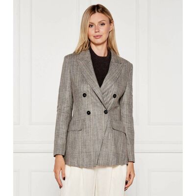 Marella Marynarka ROB Slim Fit z dodatkiem wełny szary 40 Marella Marynarka ROB Slim Fit z dodatkiem wełny szary 40