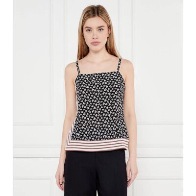 Marella Jedwabny top TEODORA Regular Fit czarny 36 Marella Jedwabny top TEODORA Regular Fit czarny 36