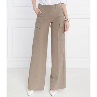 Marella Spodnie ELDA Regular Fit beżowy 42 Marella Spodnie ELDA Regular Fit beżowy 42