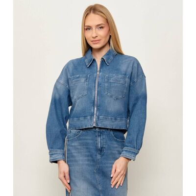 Marc Cain Jeansowa kurtka Loose fit niebieski 40 Marc Cain Jeansowa kurtka Loose fit niebieski 40