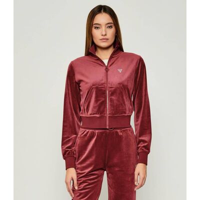 Guess ACTIVE Bluza COUTURE Regular Fit bordowy S Guess ACTIVE Bluza COUTURE Regular Fit bordowy S