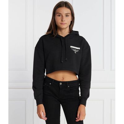 Calvin Klein Jeans Bluza Regular Fit czarny M Calvin Klein Jeans Bluza Regular Fit czarny M