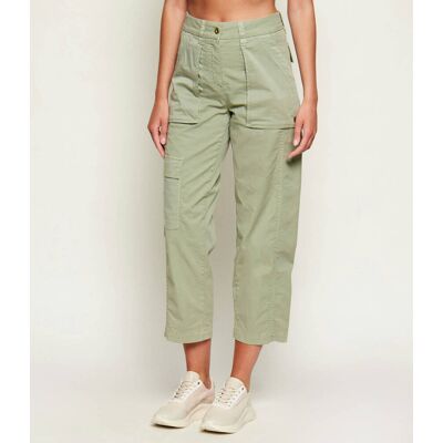 Aeronautica Militare Spodnie cargo Relaxed fit zielony 38 Aeronautica Militare Spodnie cargo Relaxed fit zielony 38