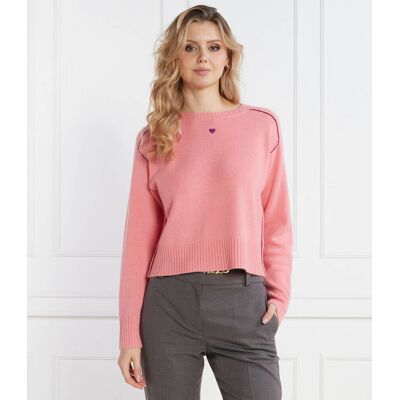 MAX&Co.; Kaszmirowy sweter Regular Fit łososiowy L MAX&Co.; Kaszmirowy sweter Regular Fit łososiowy L