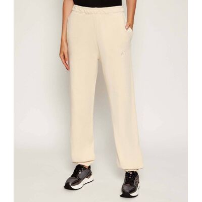 Pinko Spodnie dresowe Regular Fit beżowy M Pinko Spodnie dresowe Regular Fit beżowy M
