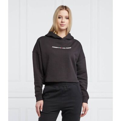 Tommy Sport Bluza GRAPHIC Cropped Fit czarny L Tommy Sport Bluza GRAPHIC Cropped Fit czarny L