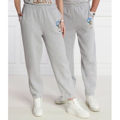 Lacoste Spodnie dresowe Relaxed fit szary XXL Lacoste Spodnie dresowe Relaxed fit szary XXL