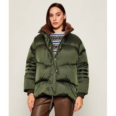 MAX&Co.; Puchowa kurtka CURSORE Oversize fit shearling zielony S MAX&Co.; Puchowa kurtka CURSORE Oversize fit shearling zielony S