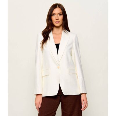 Marc Cain Marynarka Loose fit ecru 36 Marc Cain Marynarka Loose fit ecru 36