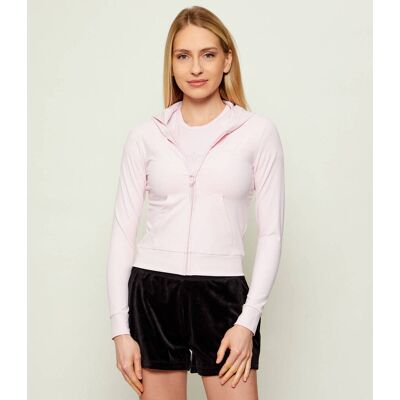 Juicy Couture Bluza ENNIS Cropped Fit różowy XL Juicy Couture Bluza ENNIS Cropped Fit różowy XL