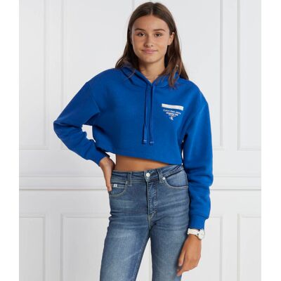 Calvin Klein Jeans Bluza Regular Fit niebieski XL Calvin Klein Jeans Bluza Regular Fit niebieski XL