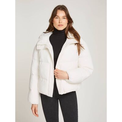 Calvin Klein Jeans Kurtka Regular Fit ecru M Calvin Klein Jeans Kurtka Regular Fit ecru M