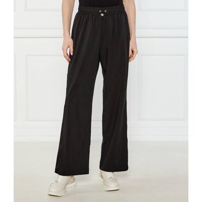 Liu Jo Sport Spodnie Relaxed fit czarny XL Liu Jo Sport Spodnie Relaxed fit czarny XL